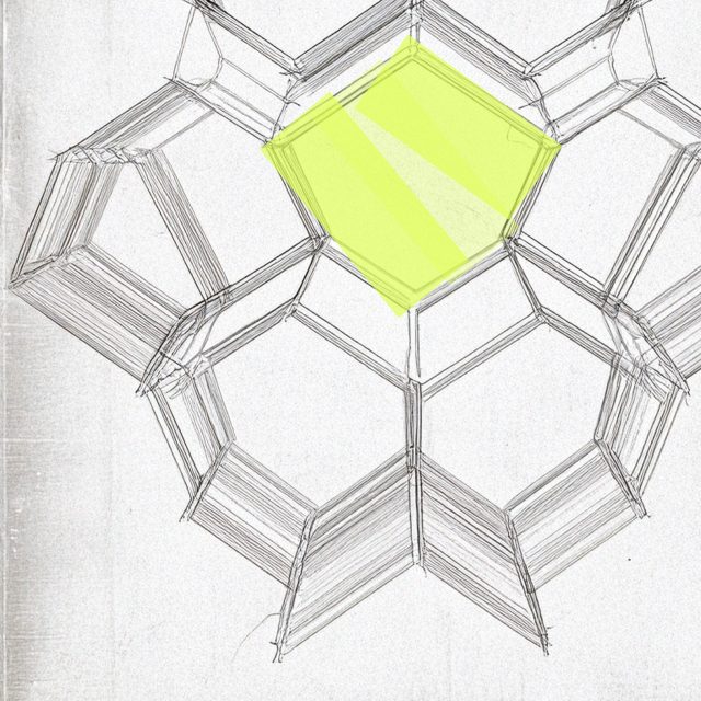 Overlapping grids with structured lines, illustrating organization, strategy, and the foundation of efficient processes.